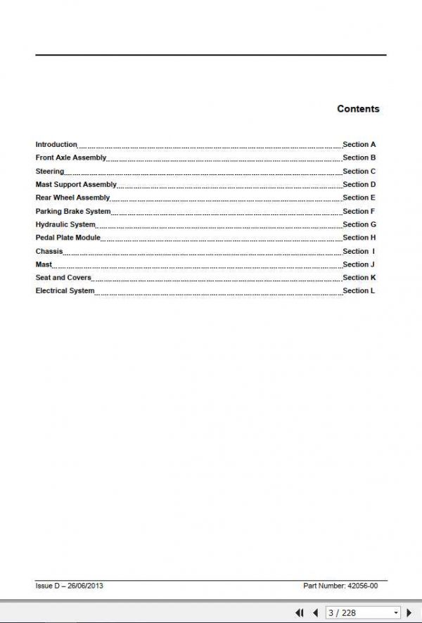 Flexi Forklift G4 AC Workshop Manual42056 00 2