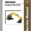 GEHL Compact Excavator 800ZZ80 Service Manual 1 1
