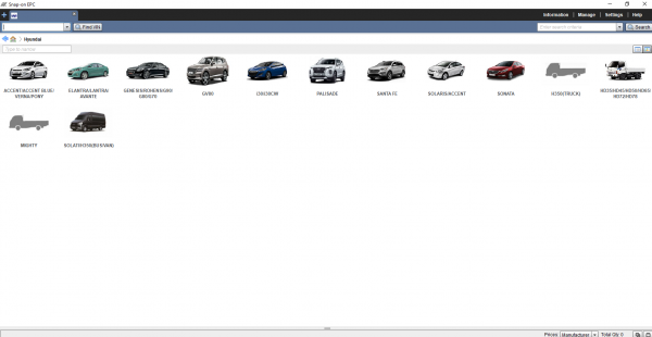 HYUNDAI GLOBAL Snap On EPC 092020 Spare Parts Catalog 1