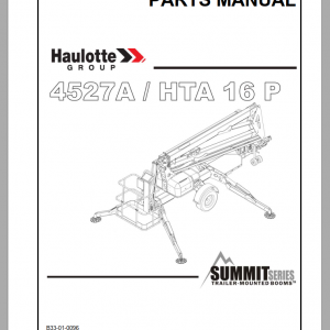 Haulotte 4527A HTA 16P Part Manual