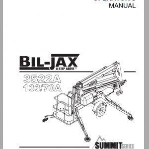 Haulotte Boom Personel Lift 3522A Operation Manual