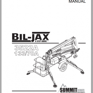 Haulotte Boom Personel Lift 3522A Part Servie Manual