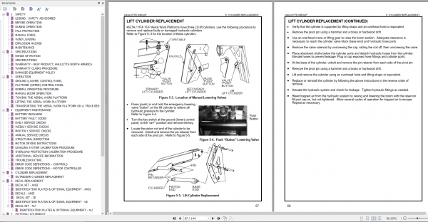 Haulotte Boom Personel Lift 4527 Operators Manual 4