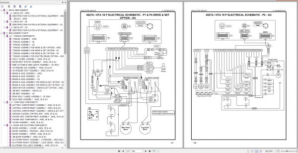 Haulotte Boom Personnel Lift 4527 Part Service Manual 3