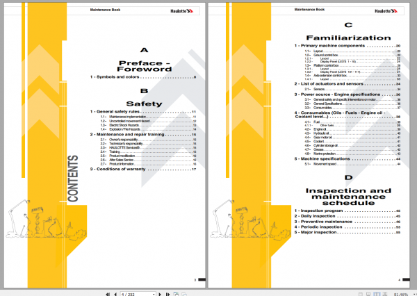 Haulotte HT43RTJ PRO   HT132RTJ PRO Maintenance Book 2