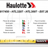 Haulotte HTL3207   HTL3007   E0720 Part Manual 1