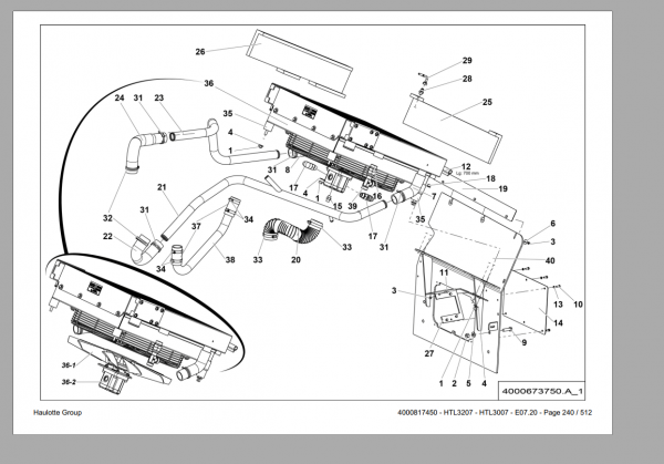 Haulotte HTL3207   HTL3007   E0720 Part Manual 3