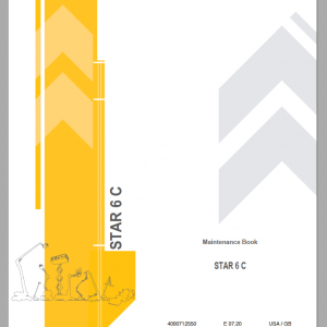 Haulotte Star 6 E0720 Maintenace Book 1