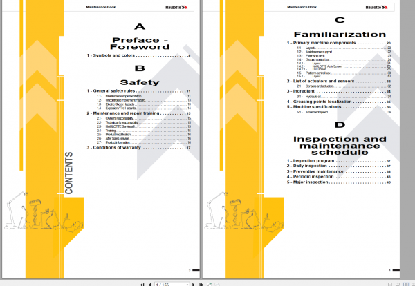 Haulotte Star 6 E0720 Maintenace Book 2