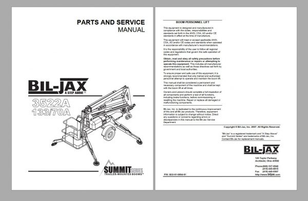 Haulotte Work Platforms 102020 Service Maintenance Operators Manual Training Spare Parts Manual DVD 4