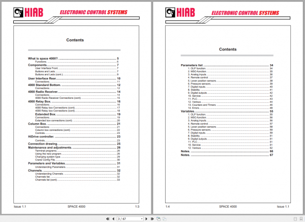 Hiab Space 4000 Electric Control Systems 2