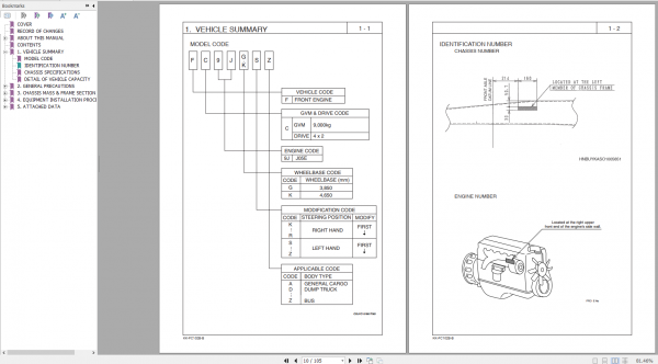 Hino Bus FC9J Series Body Mounting Manual 2