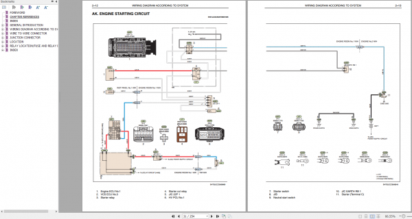 Hino Truck Electric Wire J05E Engine Workshop Manual 3