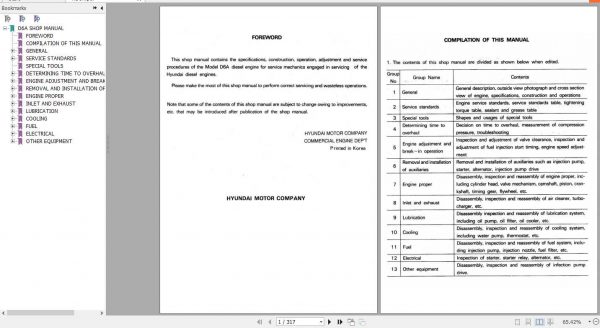 Hyundai D6A Engine Service Manual 1