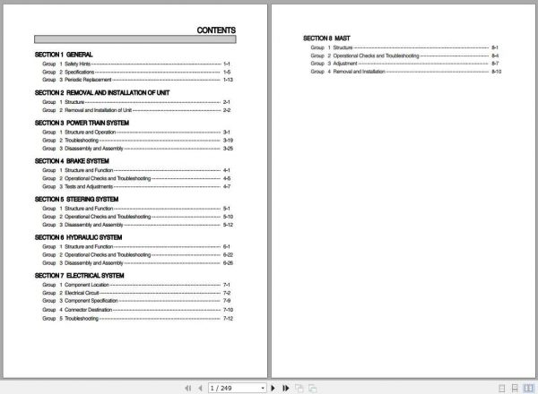 Hyundai Forklift 15LG 7A 18LG 7A 20LG 7A Service Manual 1