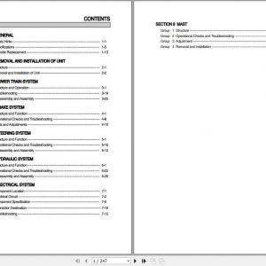 Hyundai Forklift 15LG 7M 18LG 7M 20LG 7M Service Manual 1