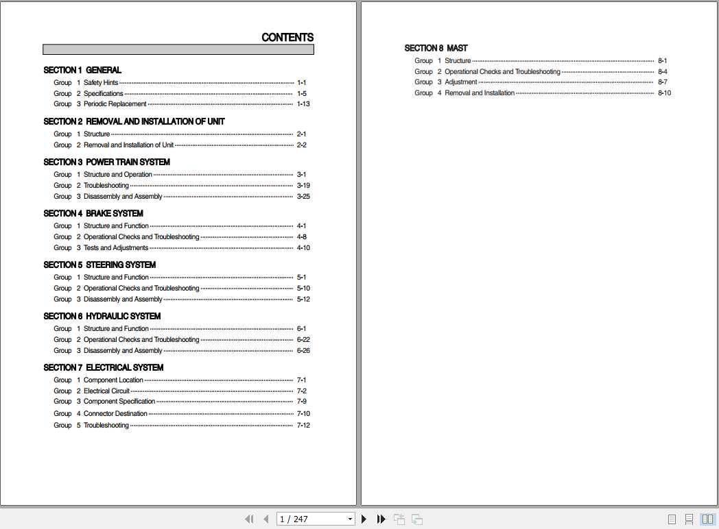 Hyundai Forklift 15LG 7M 18LG 7M 20LG 7M Service Manual 1