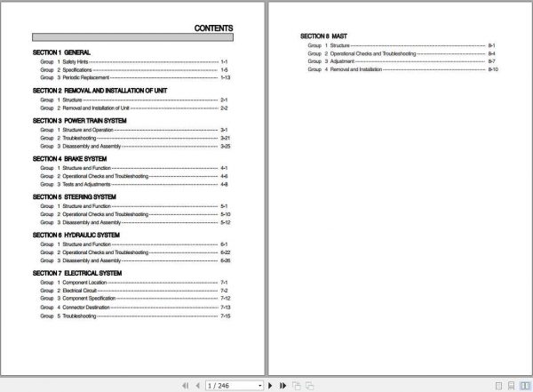 Hyundai Forklift 15LG 7 18LG 7 20LAGA 7 Service Manual 1