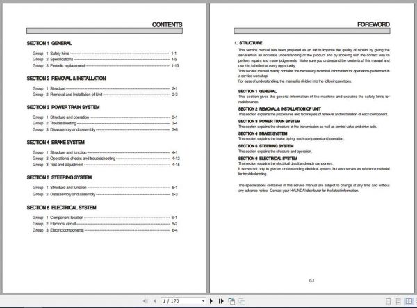 Hyundai Forklift 15P40T 9 Service Manual 2