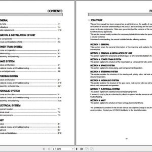 Hyundai Forklift 16B 7 18B 7 20B 7 Service Manual 1