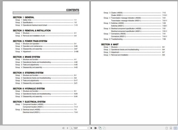 Hyundai Forklift 180D 9 Service Manual 2