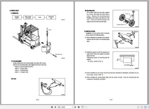 Hyundai Forklift 20BH 7 25BH 7 30BH 7 Service Manual 2