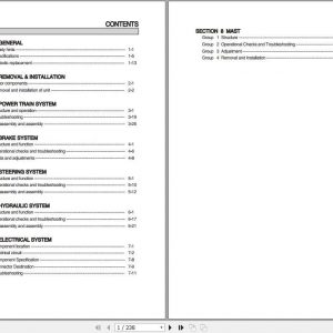 Hyundai Forklift 25LCGC 7S 30LCGC 7S Service Manual 1