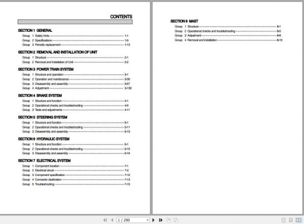 Hyundai Forklift 80D 7 Service Manual 1