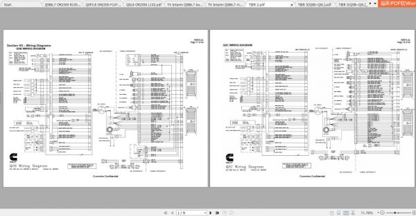 Hyundai Forklift Cummins Engine Electric Circuit 3