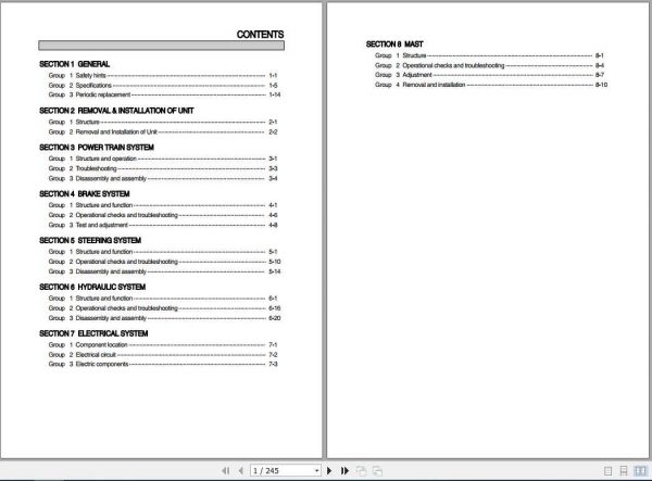 Hyundai Forklift HBF15T 5 HBF18T 5 Service Manual 1