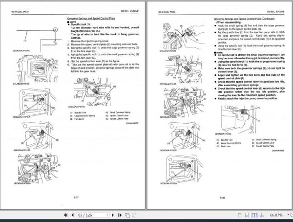 Hyundai Forklift Kubota 03 M E2B Engine Service Manual 3