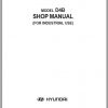 Hyundai Model D4B Engine Shop Manual 1