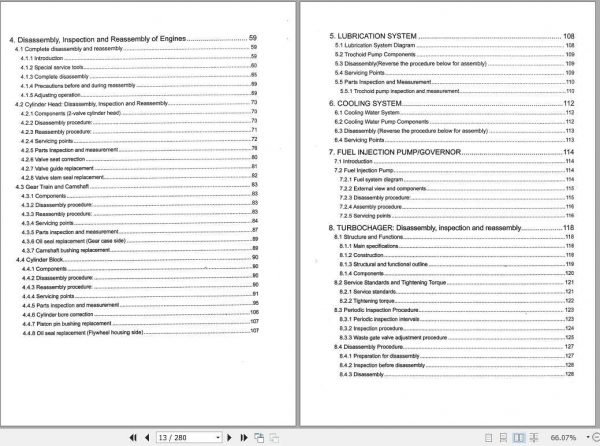 Hyundai Yanmar 3TNV 4TNV Engine Service Manual 2