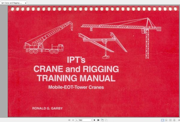 Ipt Crane and Rigging Mobile Eot ToWer Training Manual 14DbwA