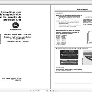 John Deere Agricultural All Models Installation Instructions FR 2