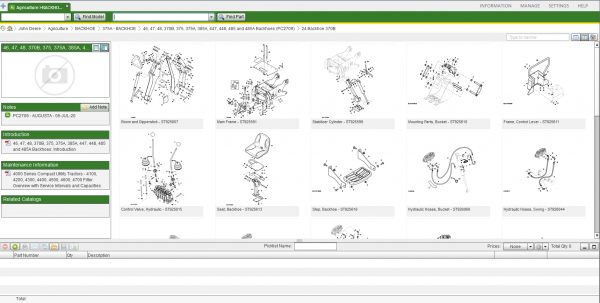 John Deere Hitachi Parts ADVISOR 6