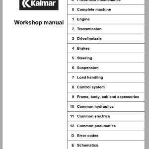 Kalmar Forklift DRF 400 450 Workshop ManualEN 1