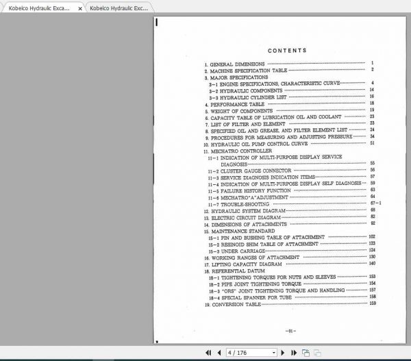 Kobelco Hydraulic Excavator SK60V SK220LCV Service Handbook 2