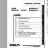 Kobelco Mini Excavator SK40SR 3 SK50SR 3 Shop Manual 1