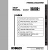 Kobelco Mini Excavator SK40SR 5 SK50SR 5 Shop Manual 1
