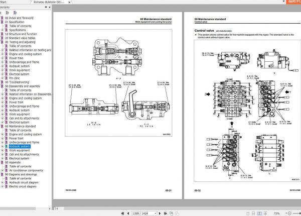 Komatsu Bulldozer D61EX 23M0 KEBM601001 SHOP MANUAL2016 3