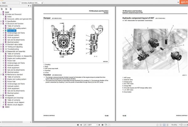 Komatsu Bulldozer D61EXi 23 D61PXi 23 SEN06256 06 SHOP MANUAL2018 2