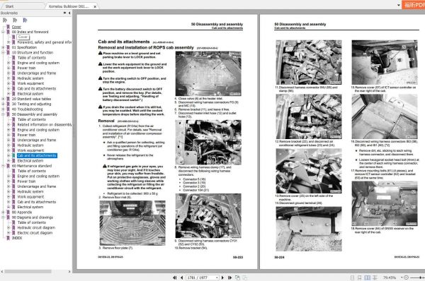 Komatsu Bulldozer D61EXi 23 D61PXi 23 SEN06256 06 SHOP MANUAL2018 3