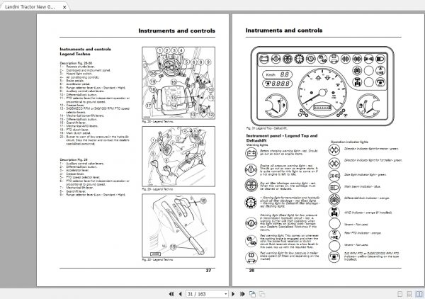 Landini Tractor New Generation 115 180 Operation and Maintenance Manual 3