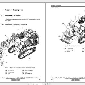 Liebherr Mining Hydraulic Excavator R9400 Type1629 Service Manual09 2020 2