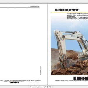 Liebherr Mining Hydraulic Excavator R984B R984C Service Manual09 2020 3