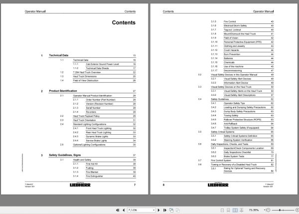 Liebherr Mining Truck Updated 102020 Operating Manual PDF 3
