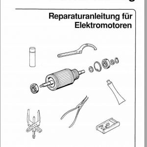 Linde Electric Motors Service Training ManualDE 1