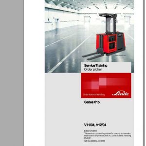 Linde Order Picker V11 4 V12 4 Service Training Manual 2