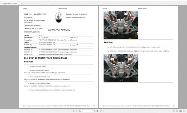 MASERATI GHIBLI 2014 2016 SPARE PARTS CATALOG WORKSHOP MANUAL PDF 7